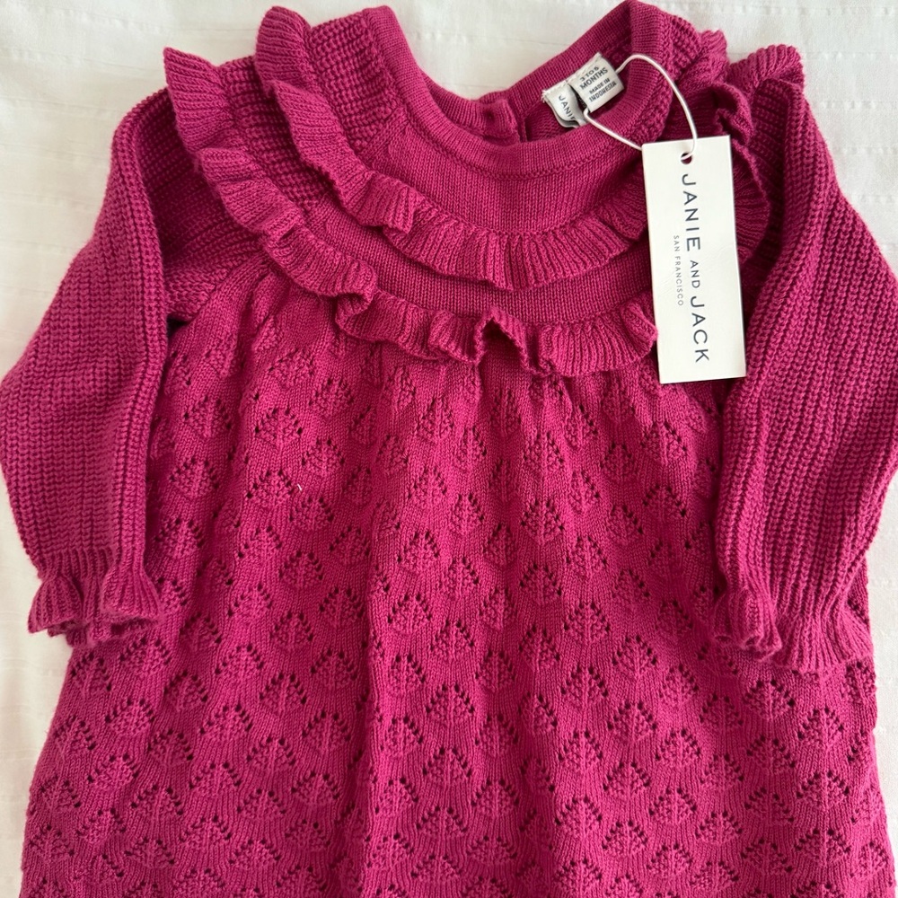 JANIE & JACK SWEATER DRESS NWT